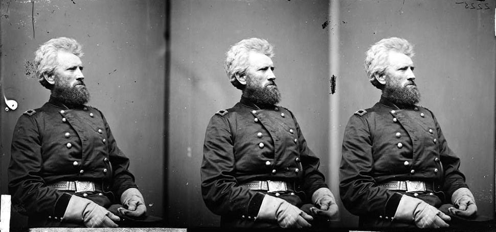 Portrait of Brig. Gen. Robert Huston Milroy, officer of the Federal Army. Image courtesy Library of Congress.